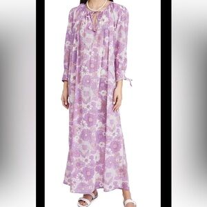 Antik Batik Paula Dress - Purple Floral size S
